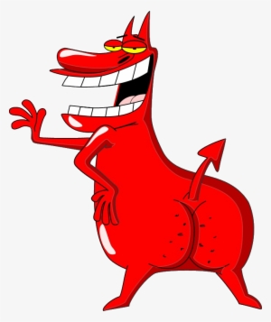 Cow And Chicken Red Guy