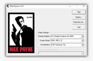 Max Payne' E Chosen As A Model - Vmware Workstation Game Performance