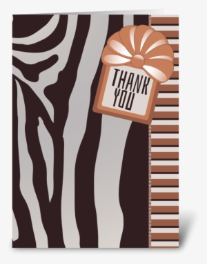 Thank You Zebra Stripes - Illustration