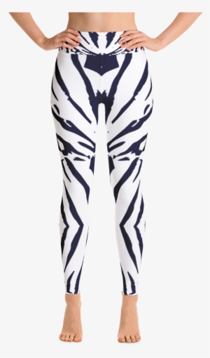 Zebra Stripes Yoga Leggings - Marble Yoga Pants