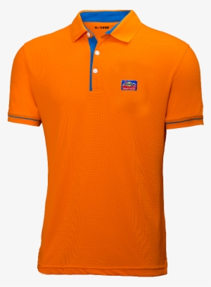 Klothfine Race Polo T-shirt - Orange Polo Shirt Png