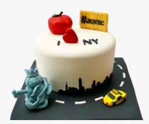 I Love New York Cake I Love Nyc With Edible Statue - New York City