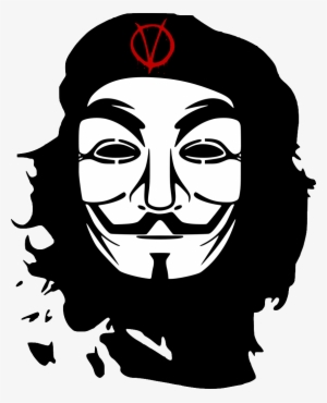 Vendetta Face Clip Art Cliparts - Che Guevara White Png