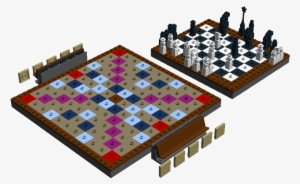 Mini Chess And Scrabble - Scrabble Board Png