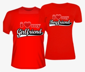 Cotton Red Couple Tshirt, Size - Couple T Shirt Red