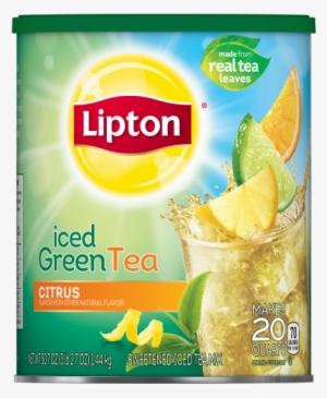 Citrus Green Iced Tea Mix - Lipton Iced Green Tea Powder