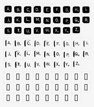 Scrabble Font - Classic Font