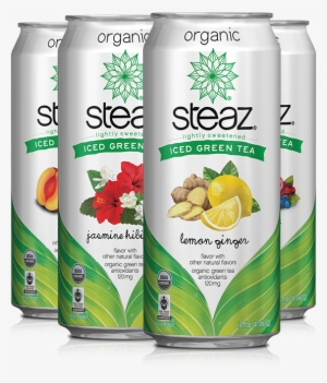 Cans - Steaz Organic Green Tea Lemon Ginger
