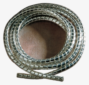 •a Flexible Chrome Coiled Plastic Covering For Control - J&p Cycles Chrome Cable Covering, 5' X 3/16" Diameter