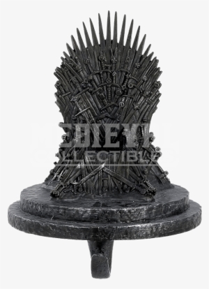 Game Of Thrones Iron Throne Stocking Hanger - Kurt Adler 6-inch Game Of Thrones Stocking Holder
