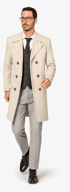 Double Breasted Coat - Manteau Hockerty Transparent PNG - 550x1188 ...