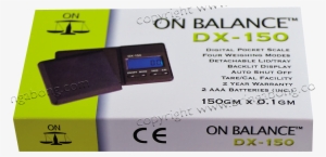 On Balance Digital Pocket Scale - Weighing Scale
