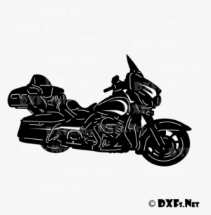 Harley Davidson Motorcycle Design Dxf File For Cnc - Motorcycle