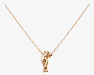 Panthère De Cartier Necklacepink Gold, Black Lacquer, - Panthere De Cartier Pink Gold Necklace
