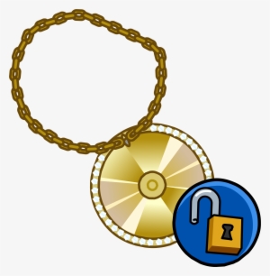 Blingbling-neck - Club Penguin Blue