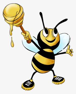 Free Cartoon Honey Bee Clip Art - Cute Honey Bee Clip Art