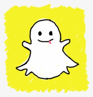 Hover Here To Scroll - Drawing Snapchat Icon Transparent