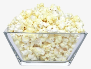 Plate Of Popcorn - Bowl Of Popcorn Png