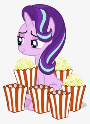 Sollace, Comb-over, Food, Popcorn, Safe - Mlp Starlight Glimmer Popcorn
