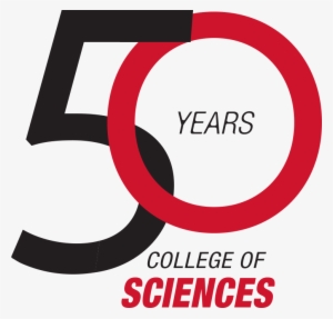 50th anniversary college of sciences logo - science
