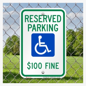 North Dakota Reserved Accessible Parking Sign - Ada Parking Sign