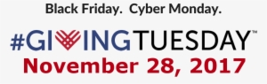Giving Tuesday With Date - Giving Tuesday 2018 Logo