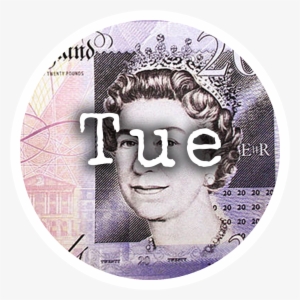 Tuesday - Queen Elizabeth On A Twenty Pound Note England Journal