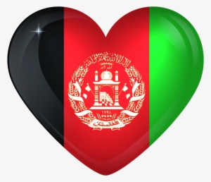 Afghanistan Flag Heart