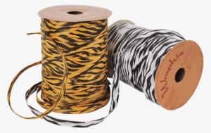 Eco Paper Wraphia Ribbon - 100 Yards Tiger Wraphia Ribbon Quantity(1)