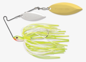 Chartreuse White Shad Nickel Gold - Terminator Super Stainless Spinnerbait-willow/willow,
