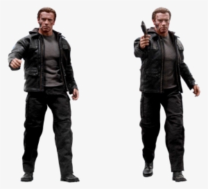 Figure, Terminator, Genisys T-800, Isolated - Hot Toys T-800 Guardian
