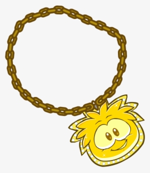 Neck Chain Png Download - Club Penguin Black Puffle Necklace