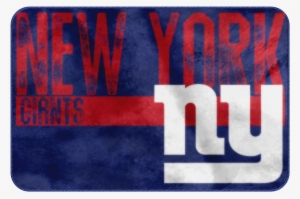 20" X 30" Worn Out Printed Foam Mat - Wincraft New York Giants Multi-use Decal 4.5" X 5.75"