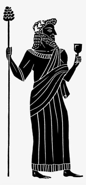 Illustration Of Dionysus - Dionysos Icon