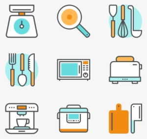 Kitchen Utensils Icons - Cooking Equipment Icon