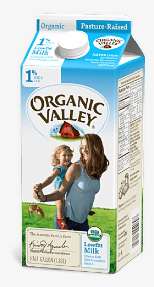 Organic Valley 1% Milk - Organic Valley Half Gallon