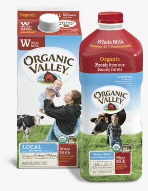 Milk - Organic Valley Ultra Pasteurized Whole Milk - 0.5 Gal