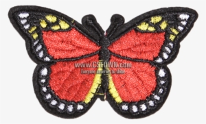Special Red Butterfly Iron On Customized Patches - Clothing