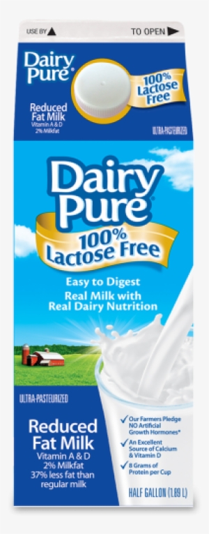 Dairypure Lactose Free 2% Reduced Fat Milk - Dairypure Lactose Free Milk