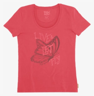 Women's Organic Live & Let Fly Tee - Youth Adidas Red Atlanta United Fc Jersey Hook T-shirt