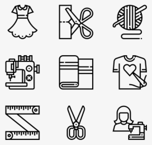 Sewing Equipment - Fun Icon Transparent Background