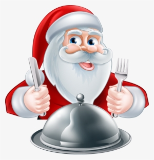 Come Enjoy A Traditional Event At The American Legion - Santa Claus Eating Png
