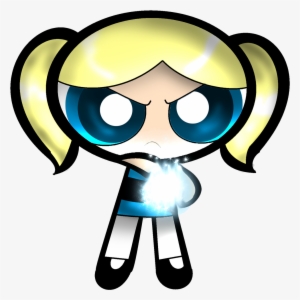 Bubbles Powerpuff Girls Png Background - Draw Powerpuff Girl Bubble