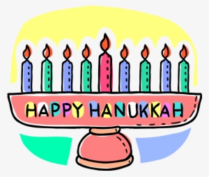 Vector Illustration Of Jewish Holiday Chanukah Hanukkah