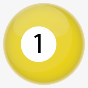 Billiard Ball Png High-quality Image - 1 Ball In Pool