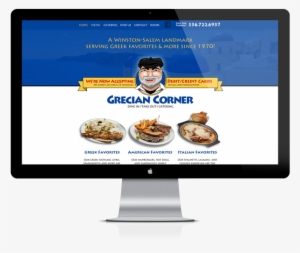Website Design For Grecian Corner - Design