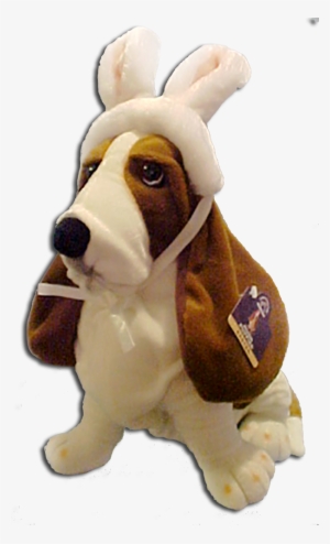 Hushpuppies Basset Hound Puppy Dog Easter Bunny Plush - Basset Hound