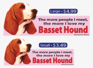 The More I Love My Basset Hound - Basset Hound Dog Signature Portrait Sweater