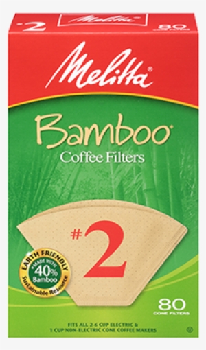 #2 Cone Bamboo Filter Paper - Melitta Bamboo Coffee Filters