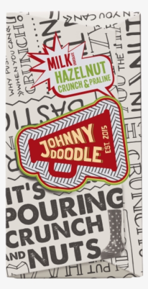 Johnny Doodle Milk Hazelnut Crunch & Praline - Milk Hazelnut Crunch A Praline Johnny Doodle